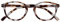 OPULIZE Zen Lesebrille Kleine Runde Rahmen Federscharniere Kratzfest Licht Braun Schildpatt Herren Damen R24-1T +1.50