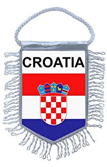 Akachafactory Wimpel mini Flagge Fahne flaggen miniflagge Kroatien