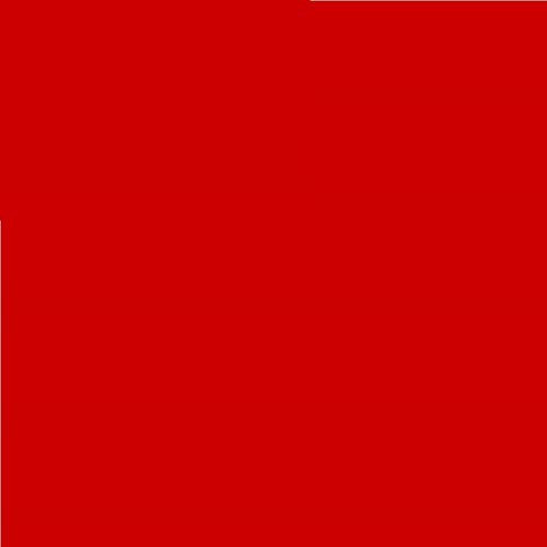 LEE Nr. 106 Primary Red/Rot - 24 x 24 cm transparente, hitzebeständige, farbige Farbfolie für Foto Studio PAR 64 Scheinwerfer - Gel Farbfilter Filter Folie (1 Stück, Lee 106 Primary Red)