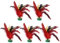 OUKENS Federball, 5Pcs 20CM Höhe Handmake Feather Shuttlecock China Foot Kick Unterhaltungsspiele