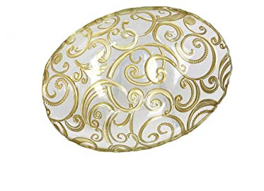 BRANDANI - Coppetta Ciotola Filo d'oro 21 cm Vetro 52728