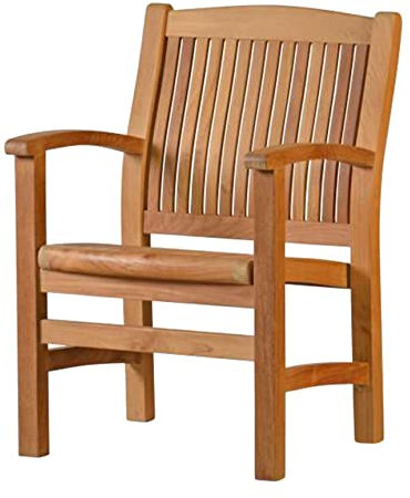Kai Wiechmann Teak Gartensessel wetterfest Premium Sessel für Garten Terrasse und Balkon