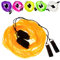 Juggle Dream Schal Flagge POI Set – Übe das Jonglieren von Spinning Poi, Weiche Köpfe Spirale Soft-Pois Übungs-Kit mit Lernvideo (Orange)