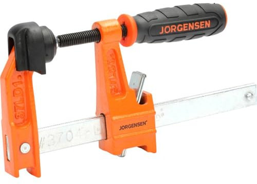 Jorgensen Morsetto leggero in acciaio pesante 2391322 Larghezza di serraggio (max): 100 mm. Dimensioni del prodotto, lunghezza: 195 mm