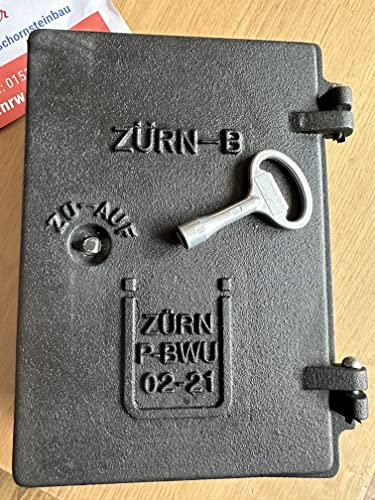 Zürn Kamintüre mit Schlüssel Gusstüre
