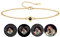 Certykllp Personalisierte Armbänder mit Bild im Inneren, Projektionsarmbänder, benutzerdefinierte Portrait Schmuck, Jahrestag, Valentinstag, Geburtstag Geschenk für Paar, Frauen, Männer, Silber