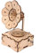 SAFIGLE 1 Jeu Boîte à Musique Bricolage 3D Puzzles Artisanat Gramophone Casse-tête Musical Artisanat De Gramophone Vintage Modèle D'assemblage Énigmes 3D Bois Manivelle Enfant Décorations