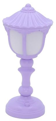 perfk Nachtlicht Mini Tischlampe für Wohnkultur Geburtstagsgeschenk Nachttischlampe Nachttischlampe für Bücherregal Büroschrank Desktop, lila