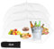 ilauke Extra Große Fliegenhaube, 3 Stück 100 x 60cm Mesh Abdeckhauben für Lebensmittel Faltbare, Lebensmittelabdeckung für Outdoor Essen Lebensmittel Grill Partys Buffets Camping Picknicks,BBQ