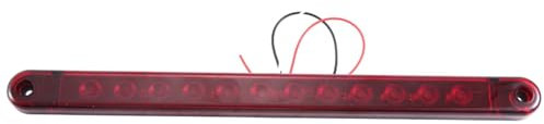 Doxiuyo Feu Stop 12 LED Arrière 12 V Barre de Lampe de Frein Camion Remorque Camion Bus Feux D'Identification de Freinage Remplacement