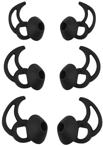 MQIMYI Earbud Replacement Tips Silicone Ear Tips Compatible with Bose Quietcomfort and Sport Headphone Earbud Covers 3 Pairs S M L