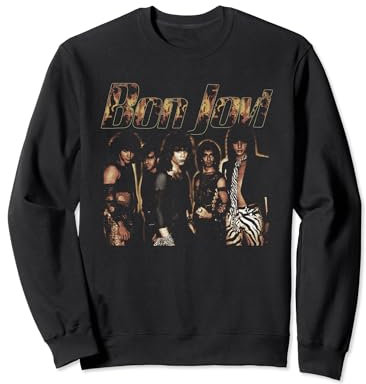 Offizielle Bon Jovi Flames Sweatshirt