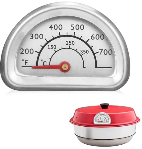 mizikuu Thermometer für Backofen, Ofenthermometer Edelstahl BBQ Grillthermometer Kompatibilität mit Omnia Backofen Temperaturanzeige 0℃-350℃ Kochen Zubehör Backofenthermometer für Küchenbackwaren