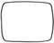 ensipart Türdichtung für Backofen komaptibel mit gorenje 235744 kompatibel mit Küppersbusch 543267 Backofendichtung rundum mit 4Haken