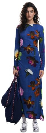 Desigual Damen 25swvw25 Lässiges Kleid