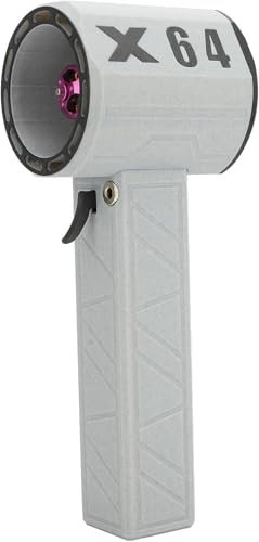 MENDUNER 2024 Thunder Turbo Trockner Gebläse, Grau Batterie 8000 MAh Auto Trockner, 180000 U/min Auto Trockner Luftgebläse, Leistungsstarker Turbofan mit 11 Flügeln, Stufenlos Verstellbar