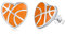 Mädchen Sport Ohrstecker 925 Sterling Silber Baseball/Basketball/Fußball/Rugby/Volleyball Ohrringe für Damen Ballspiele Ohrstecker Schmuck Geschenk für Mädchen Damen Kinder (Basketball)