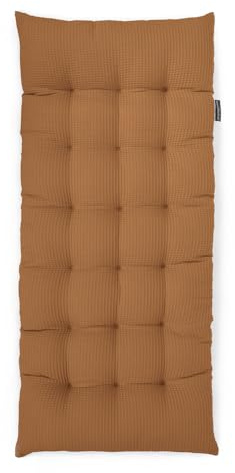 WOODFORKIDS Kissen für Kletterbogen ca.95x40cm ca. 10 cm hoch | Bodenkissen Kinder | Sitzkissen Kinderzimmer | 100 % natürliche Baumwolle OEKO-TEX-zertifiziert | Made in EU (Cinnamon, L (120x55cm))