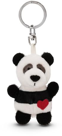 NICI Schlüsselanhänger Panda mit Herz 5cm