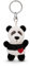NICI Schlüsselanhänger Panda mit Herz 5cm