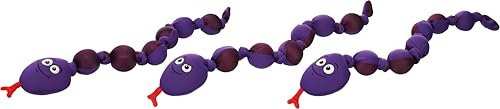 Flamingo Hundespielzeug Snala Schlange Emoji – Lila – 85 cm | Schwimmfähig, strapazierfähig & unterhaltsam!