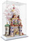 Acryl Display Case Kompatibel mit Lego 43263 Die Schöne und das Biest Schloss, Staubdichte, transparente HD-Hintergrundvitrine für Lego 43263 (nur Box, kein Modell)