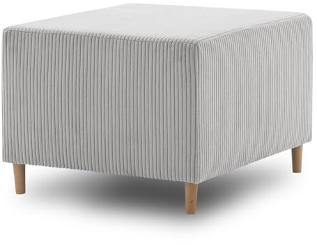 Mebligo SITZPOUF FIREZE, Cord - Grau