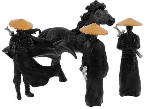 WEKADRIN 4stücke Miniaturfiguren Aus Kunststoff Für Puppenhausdekoration Handwerkskunst Realistisches Design Terrarium-Modelle Schreibtischdekoration