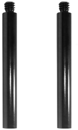 Batum 2 PCS Bracket Extension Rod,1/4 Inch-20 Internal Thread To Male Thread Metal Extension Rod for Tripod DSLR,50mm