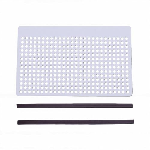 Fdit Pool Skimmer Guard, PVC Skimmer Basket Guard for Above Ground and In Ground Pools, Debris Interceptor for Leaves Hair and Floating Debris