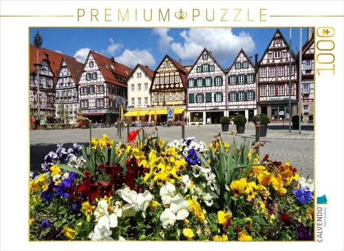 Puzzle · Marktplatz in Bad Urach | 1000 Teile · Lege-Größe 64 × 48 cm · CALVENDO Puzzle