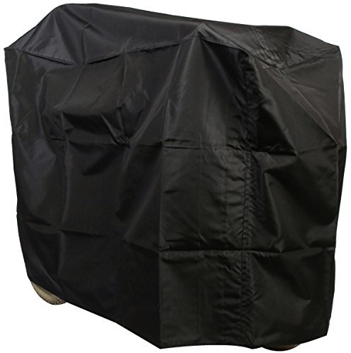 FabaCare Scooter Schutzhaube Premium, Abdeckhaube für Elektroscooter, wetterfest, reißfeste Scootergarage, Abdeckplane schwarz, FabaCare Spezialversiegelung, L 150 x 72 x 120cm
