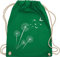 Turnbeutel Rucksack - Sprüche Statement - Pusteblume Löwenzahn - Unisize - Grün - beutel mama mit aufschrift vögel stoffbeutel sportbeutel aus stoff bedruckt statements blume beuteltasche