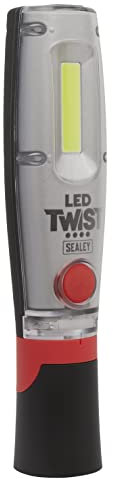 Sealey LED Twist Rechargeable Inspection Light 8W COB & 1W SMD - LED1001
