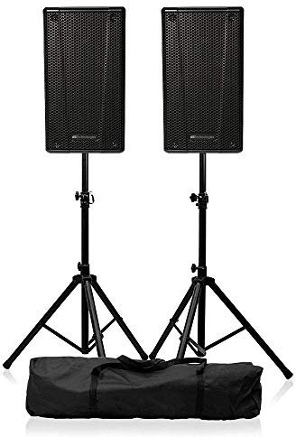 2x dB Technologies B-Hype 15 Active PA Speaker 15 DJ Disco Sound System Bundle