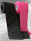 SUPER TREND - deSIGN WC Papier geprägt im Magic Mix SCHWARZ & PINK (6 Rollen/Farbe) 3-lagig- Color your Life