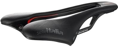 Selle Italia SLR Boost Kit Carbonio Superflow - Sella Bici da Corsa con Telaio e Scocca in Carbonio, Leggera e Resistente - Taglia S3, Nero