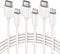 GlobaLink USB C to Lightning Cable, 3Pack 2m [MFi Certified] iPhone Fast Charger, Long Type C Cable for iPhone 14 Pro Max 13 12 11 X 8, AirPods Pro