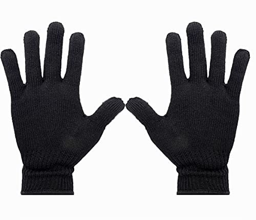 kuou 2 PCS Heat Resistant Gloves for Hair Styling, Heat Proof Gloves for Hair Curling Wand Flat Iron Heat Blocking for Curling, Fit Unisex Hand Sizes
