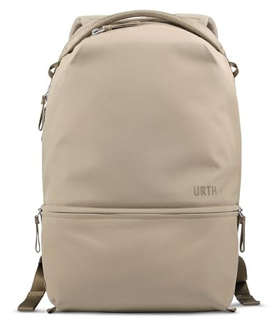 Urth Arkose 20L Modularer Kamera- und Laptop-Rucksack – wasserabweisende, diebstahlsichere, recycelte Tasche für DSLR, 13-16-Zoll-Laptop in Beige