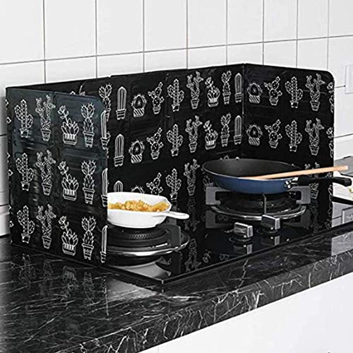 Surakey Paraschizzi da cucina, paraspruzzi da cucina, pieghevole, paraspruzzi, protezione pieghevole dagli spruzzi d'olio, protezione da fornelli a gas, protezione da parete per accessori da cucina