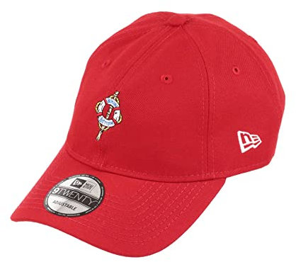 New Era Spongebob Squarepants Bikini Bottom Red 9Twenty Unstructured Strapback Cap - One-Size