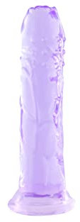 Shkanla Gode Réaliste pour Femme avec Ventouse Pour Mains Libres Extrêmement, Réplique du Pénis, 14cm Godemichés Masturbation Matériel Sécurité Pour Couple (Violet)