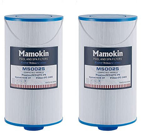 Mamokin 303279 - Filtro per vasca idromassaggio, sostituisce Filbur FC-2402, 5CH-37, PFF42TC-P4, 78460 e Lifesmart, AquaTerra, Fantasy, Freeflow, Simplicity, Bermuda, Aspire, Azure, Spa, confezione da