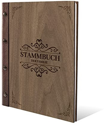 Stammbuch der Familie Holz Nussbaum Amerikanisch Stammbuchformat (ähnlich DIN A5) - Liebesgeschichte