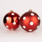 50 mm/24 Stück Weihnachtskugeln, bruchsicher, rot-weiße Punkte, Weihnachtsbaumschmuck, Kugel-Ornamente, Bälle, Weihnachtsdekoration, Weihnachtsdekoration, Weihnachtsdekoration, Weihnachtsdekoration,