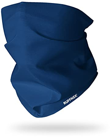 Ruffnek Classic NAVY BLUE Multifunctional Headwear Neckwarmer Snood Neck Gaiter for Men & Women Neck Scarf for Outdoor Sports Running Cycling Skiing Motorcycle