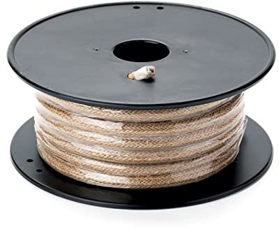 Rouleau de câble en lin de jute - 10 m - Câble textile à 3 fils - 3 x 0,75 mm² - Avec câble de terre - Accessoire de lampe - Câble en plastique - Câble de lampe en chanvre tressé