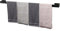 TocTen Portasciugamani da bagno – Base quadrata spessa in acciaio inox SUS304, barra porta asciugamani per bagno, accessori da bagno, resistente supporto per asciugamani da parete (nero opaco, 91 cm)