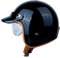 Mezzo Casco Moto Vintage Tedesco Casco A Faccia Aperta Retrò Omologato ECE Donna Uomo Adulto Casco A Scodella Con Visiera Parasole Estivo Jet Casco Da Motociclista 7,XXL